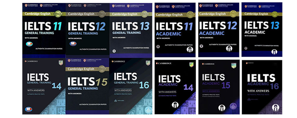 مجموعه 12 جلدی IELTS Cambridge آکادمیک و جنرال